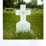 Headstone, St. Mary's (Polaroid)